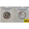Image 2 : USA State Quarters (5) : 2000P Maryland; 1999P Connecticut; 2000P Massachusetts; 2000P South Carolin