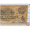 Image 3 : USA State of Louisiana $100 Bill 1863 : #2650 (See Pictures for Varieties, Conditions, Serial Number