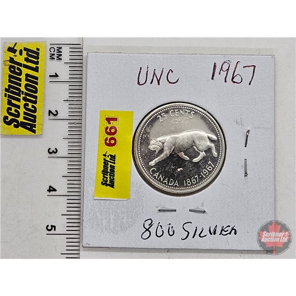 Canada Twenty Five Cent 1967 (SEE PICTURES!)  (Listing & Descriptions are a GUIDE ONLY and are subje