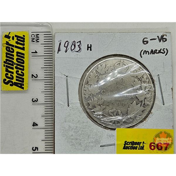 Canada Fifty Cent 1903H (SEE PICTURES!)  (Listing & Descriptions are a GUIDE ONLY and are subject to