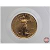 Image 3 : USA 1998 Five Dollar 1/10 oz Fine Gold Eagle Coin (PCGS Cert : MS69) (.917 Gold) (3.393g) (SEE PICTU
