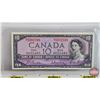 Image 4 : Canada Bills 1954 (3): - $10 Bill : Bouey/Rasminsky #MT5582348 - $20 Bill : Beattie/Rasminsky #SE379