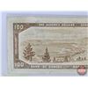 Image 5 : Canada $100 Bill 1954 : Beattie/Rasminsky #BJ1911701 (See Pictures for Varieties, Conditions, Serial