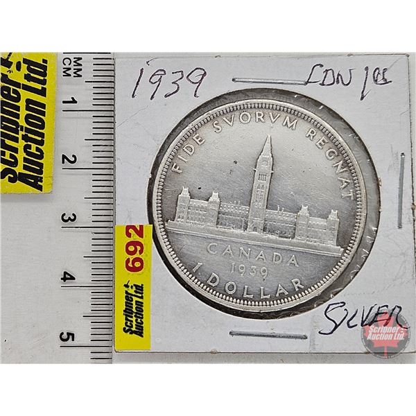 Canada Dollar 1939 (SEE PICTURES!)  (Listing & Descriptions are a GUIDE ONLY and are subject to chan