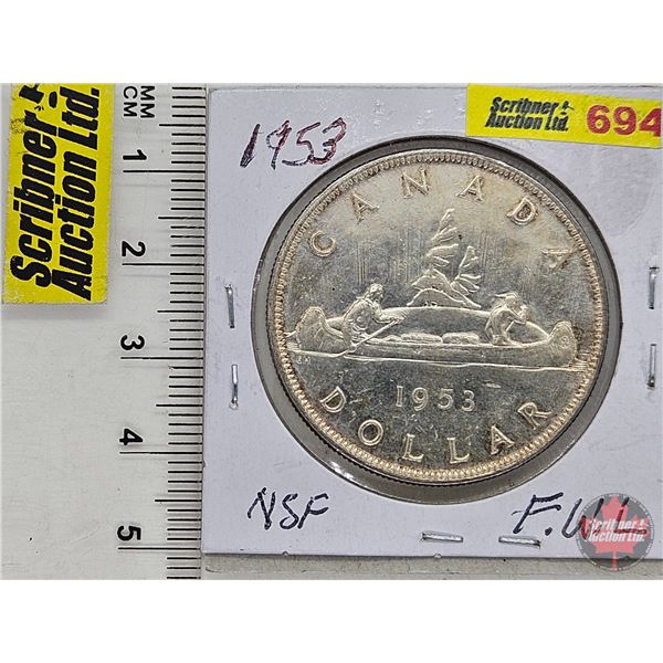 Canada Dollar 1953 NSF / FWL (SEE PICTURES!)  (Listing & Descriptions are a GUIDE ONLY and are subje