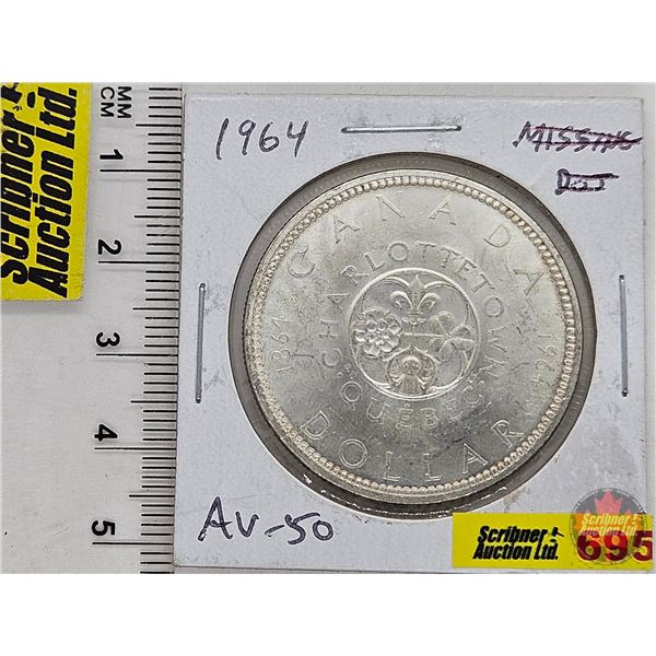 Canada Dollar 1964 (SEE PICTURES!)  (Listing & Descriptions are a GUIDE ONLY and are subject to chan