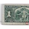 Image 5 : Bank of Canada $1 Bill 1937 : Coyne/Towers #CN1509948 (See Pictures for Varieties, Conditions, Seria
