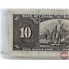 Image 5 : Bank of Canada $10 Bill 1937 : Gordon/Towers #XD2734744 (See Pictures for Varieties, Conditions, Ser