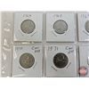 Image 4 : Canada Twenty Five Cent (Sheet of 15) : - (6) 1968 - (5) 1969 - (1) 1970 - (1) 1971 - (2) 1972 (SEE 