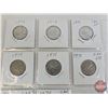 Image 2 : Canada Twenty Five Cent (Sheet of 15) : - (3) 1974 - (3) 1975 - (2) 1976 - (3) 1977 - (2) 1978 - (2)