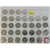 Image 2 : Canada Twenty Five Cent (Sheet of 50) : - (1) 1992 - (3) 1999 - (6) 2000 - (8) 2002 - (9) 2005 - (7)