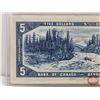Image 5 : Canada $5 Bill 1954 : Beattie/Rasminsky #KX1923986 (See Pictures for Varieties, Conditions, Serial N