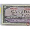 Image 2 : Canada $10 Bill 1954 : Beattie/Rasminsky #SV3816060 (See Pictures for Varieties, Conditions, Serial 