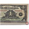 Image 3 : Bank of Canada $1 Bill 1935 : Osbourne/Towers #B3616621 (See Pictures for Varieties, Conditions, Ser