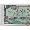 Image 2 : Canada $1 Bill 1967 : Beattie/Rasminsky #HP3007785 (BCS Cert: Choice UNC 63 Original) (See Pictures 