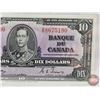 Image 3 : Bank of Canada $10 Bill 1937 : Gordon/Towers #DD8675190 (BCS Cert : Almost UNC 55 Original) (See Pic