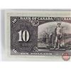 Image 5 : Bank of Canada $10 Bill 1937 : Gordon/Towers #DD8675190 (BCS Cert : Almost UNC 55 Original) (See Pic
