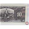 Image 6 : Bank of Canada $10 Bill 1937 : Gordon/Towers #DD8675190 (BCS Cert : Almost UNC 55 Original) (See Pic