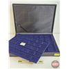 Image 1 : Coin Display / Storage with 3 Interior Trays (Each Tray holds 30 Coin Squares) (Unused) (2-1/8"H x 1