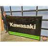 Image 2 : Kawasaki Sign Lenses (2) with Aluminum Frames (Each Measures: 60-1/2"H x 98-3/4"W x 2-1/4"D)