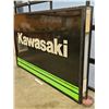 Image 4 : Kawasaki Sign Lenses (2) with Aluminum Frames (Each Measures: 60-1/2"H x 98-3/4"W x 2-1/4"D)