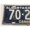 Image 2 : Alberta Lic Plate : 1943 (Measures: 5-1/2" x 12")