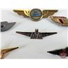 Image 4 : Transportation Pins (6): Wings (United, Junior Stewardess, Bluebird Bus, etc!)