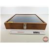 Image 2 : Counter Top Display Case : Glass Flip Top (Total Measures: 3"H x 16"W x 16"D)