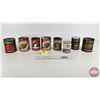 Image 7 : Confectioner Cans (8) (All Paper Label) (Variety) : Incl. Delmonte; Juno; IGA; etc (Tallest Measures
