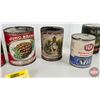 Image 9 : Confectioner Cans (8) (All Paper Label) (Variety) : Incl. Delmonte; Juno; IGA; etc (Tallest Measures