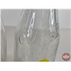 Image 3 : Milk Bottles (2) :  - City Dairy (Embossed) - United (Blue ACL) (Both Measure : 8-1/4"H)