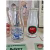 Image 3 : Dairy Collector Combo :  - (4) Cream Bottles - (12) Dairy Tokens - Calendar (14-1/2"H) - (2) Repro P