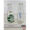 Image 4 : Milk Bottles (2) :  - Dutch Dairy Farms Ltd (Blue ACL) - Kootenay Valley : Co-Op Dairy (Green ACL) (