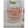 Image 5 : Milk Bottles (2) : - Kelowna Brand (Orange ACL)  - Crystal Milk & Cream (Red/Green ACL) (Both Measur