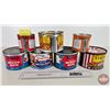Image 2 : Variety Peanut Tins (7) (Variety) : Incl. Aloha; Circus; Jack's; etc (Tallest Measures : 3-3/4"H x 5