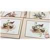 Image 5 : Hardboard Place Mats (8) (Bird Motif) w/Dall-Craft Wooden Fruit Bowl Centre Piece (2 Pc) (Place Mats