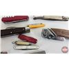 Image 3 : Pocket Knife Collection (20+) including Folding Skeleton Key