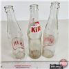 Image 2 : ACL Label Bottles (3) : KIK (2) & Kiri  (Each Measures : 9-1/2"H)