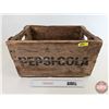 Image 2 : Wooden PEPSI Bottle Crate (1973) (10"H x 18"W x 11-3/4"D)