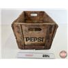 Image 3 : Wooden PEPSI Bottle Crate (1973) (10"H x 18"W x 11-3/4"D)