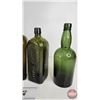 Image 10 : Bottle Collection (17) (Green & Brown) Variety (Tallest Measures: 12"H)