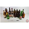 Image 1 : Bottle Collection (17) (Green & Brown) Variety (Tallest Measures: 12"H)