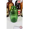Image 3 : Bottle Collection (17) (Green & Brown) Variety (Tallest Measures: 12"H)