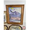 Image 4 : Framed Pictures / Art (4) (Variety) (Largest Measures: 17-3/4" x 14-3/4")