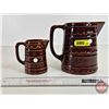 Image 2 : Milk & Cream Pitcher Set : Harcrest Stoneware (Milk Pitcher 6-1/2"H)