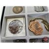 Image 10 : Collector Combo: Medallions; Tokens; Badges; Pins; Money Clip; Tape Measure; etc!!! with Display Box