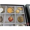 Image 13 : Collector Combo: Medallions; Tokens; Badges; Pins; Money Clip; Tape Measure; etc!!! with Display Box