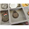 Image 15 : Collector Combo: Medallions; Tokens; Badges; Pins; Money Clip; Tape Measure; etc!!! with Display Box