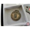 Image 17 : Collector Combo: Medallions; Tokens; Badges; Pins; Money Clip; Tape Measure; etc!!! with Display Box
