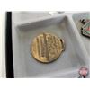 Image 18 : Collector Combo: Medallions; Tokens; Badges; Pins; Money Clip; Tape Measure; etc!!! with Display Box